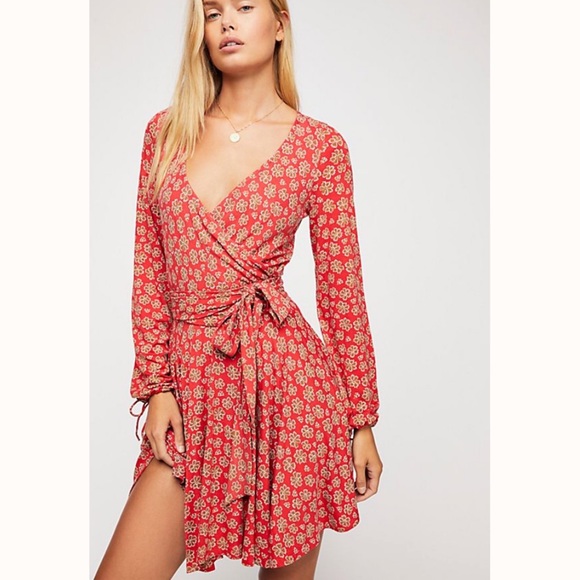 Free People Dresses & Skirts - NEW Free People Pradera Wrap Mini Dress